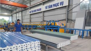 Cấu tạo tôn xốp PU