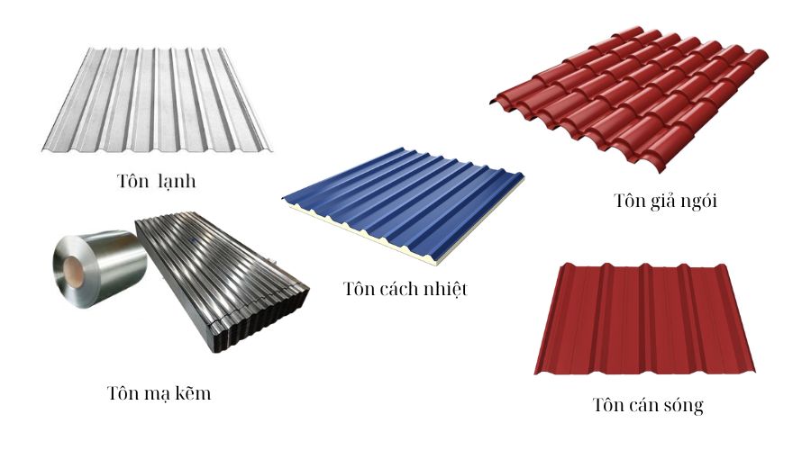 5 loại tôn lợp mái phổ biến nhất