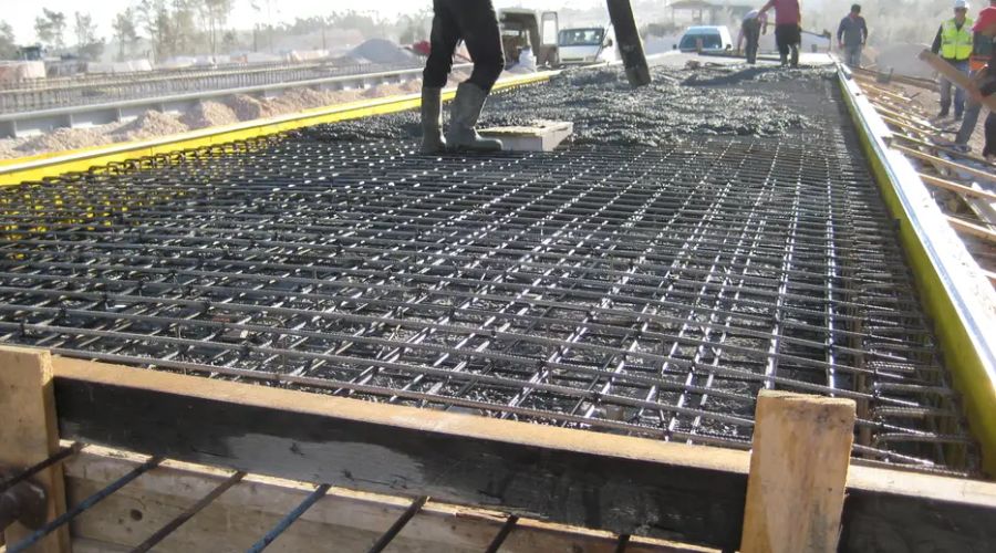 Lưới thép hàn làm móng cho công trình