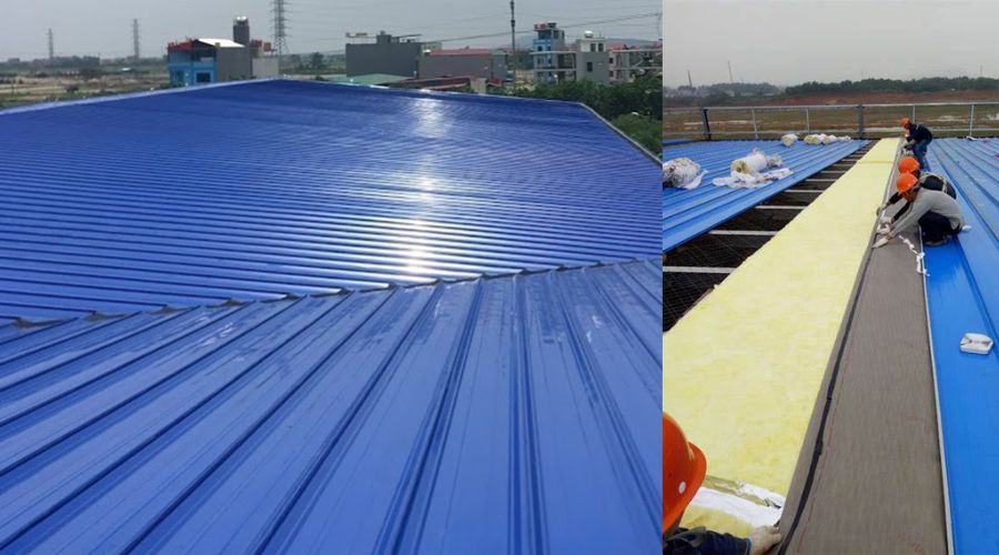 Tôn xốp dùng làm mái trong công trình