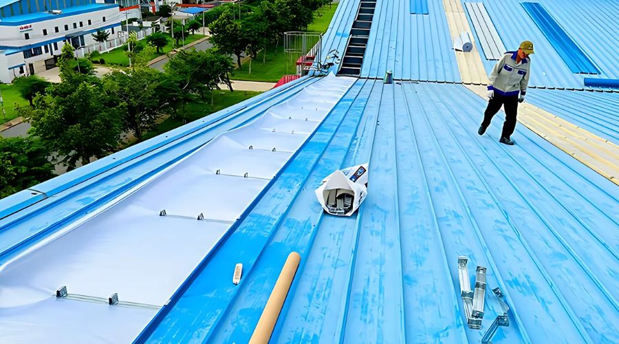 cách lắp đặt tôn cliplock