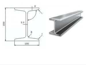 Thép hình I200x100x5.5x8