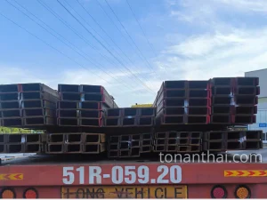 Thép hình U100x45x3.3x6m hình 1