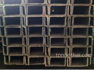 Thép hình U100x43x3x4.5×6 hình 3