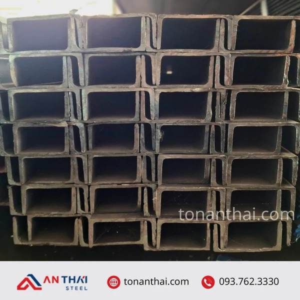 Thép hình U100x43x3x4.5×6 hình 3