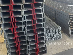 Thép hình U100x45x4.8×5.6x6m hình 2