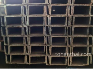 Thép hình U100x50x5x6m hình 3