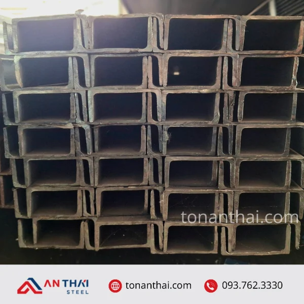 Thép hình U100x50x5x6m hình 3