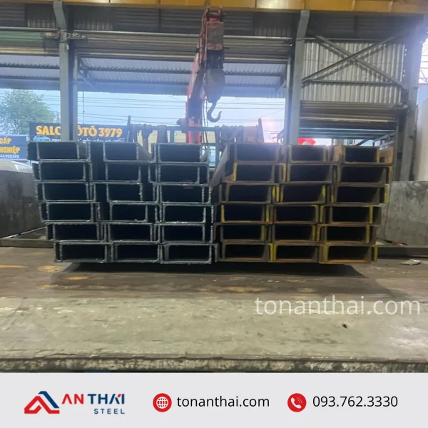 Thép hình U120x48x3.5×4.7×7.6m hình 1