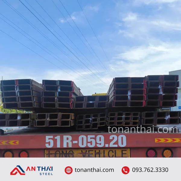 Thép hình U120x48x3.5×4.7×7.6m hình 3