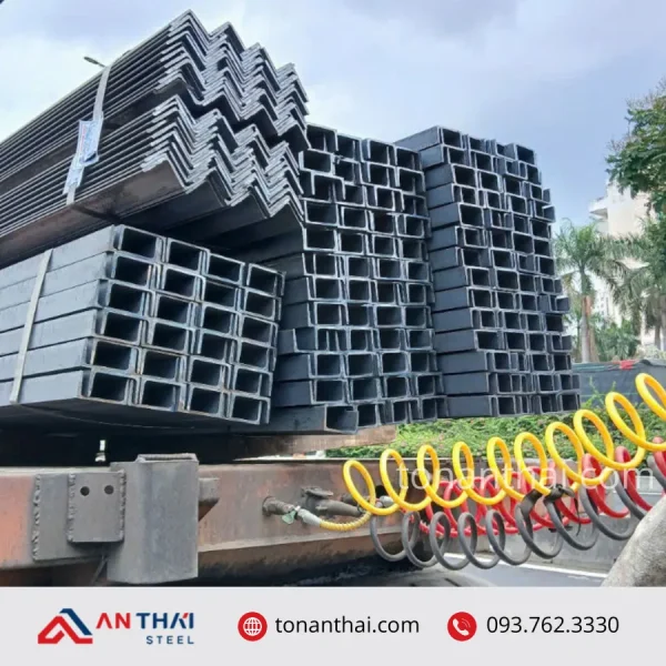Thép hình U160x58x5.5x12m hình 2