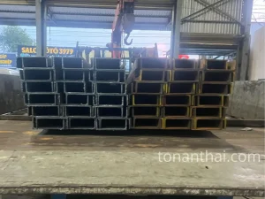 Thép hình U160x58x5.5x12m hình 3