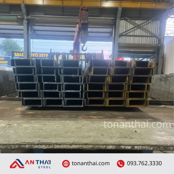 Thép hình U160x58x5.5x12m hình 3