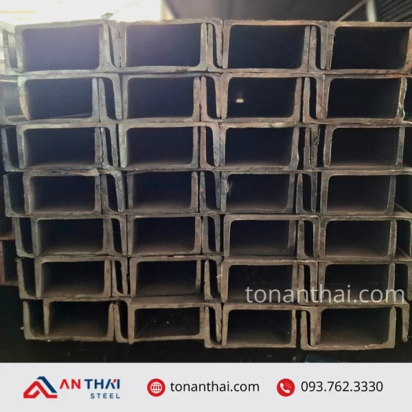Thép hình U80x38x2.5×3.8x6m hình 2