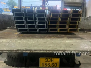 Thép hình U80x40x4.0x6m hình 1