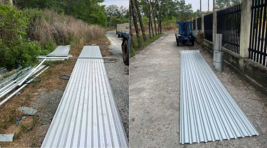 Tôn lạnh Hoa Sen phản xạ nhiệt tốt