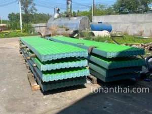 Tôn nhựa PVC ASA BM Green 1