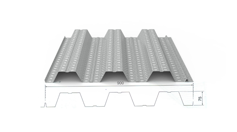 Tôn sàn deck H75W900