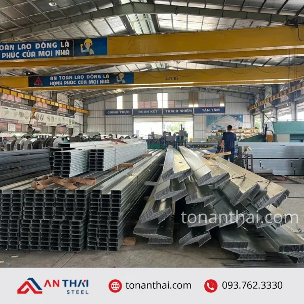 Xà gồ Z300x62x68x20x1.75 hình 3