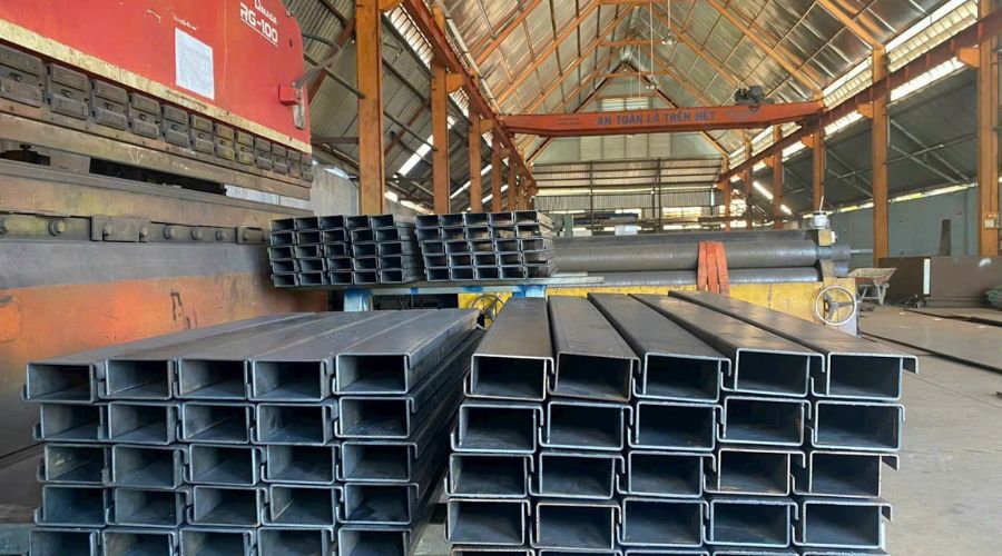 Chấn định hình kết cấu thép xây dựng