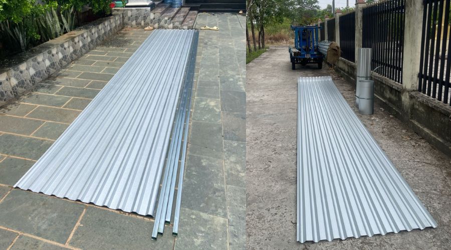 Tôn lạnh trắng giúp giảm hấp thụ nhiệt