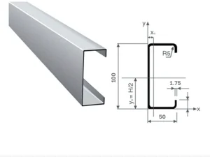 Xà gồ C100X50X1.75