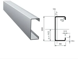Xà gồ C100X50X2.5